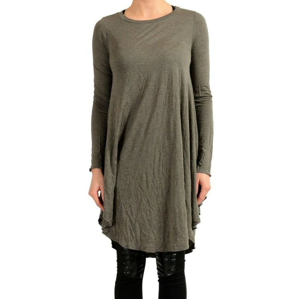 Maison Martin Margiela Olive Tunic with A-Line Draping